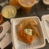 Masala dosa & roasted tomato/bell pepper soup  at Amar Indian Cuisine in Fairfield