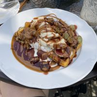 Breakfast waffles  at Vila Machů in Koprivnice