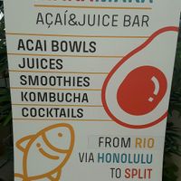 Juice bar at MakaMaka in Split