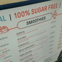 Smoothies at MakaMaka in Split