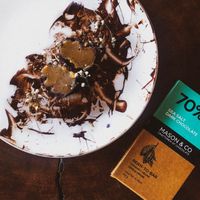 Plant based, vegan, GF Salted caramel truffle  at HOOPS in Mandrem