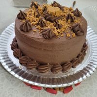 bolo de aniversário (sob encomenda) #Veganuary at Vegananda in Santos