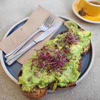 Avocado toast at Cairngorm Coffee - Melville Pl in Edinburgh
