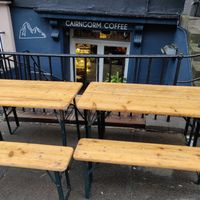 Ootside at Cairngorm Coffee - Frederick St in Edinburgh