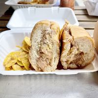 Vegan sandwich at Vegan Cuban Cuisine in Miami