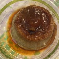 flan at Vegan Cuban Cuisine in Miami