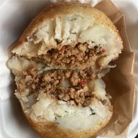 Papa Rellena (Open) at Vegan Cuban Cuisine in Miami