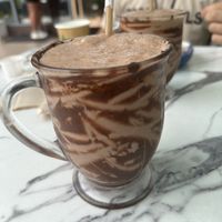 Chocolate milk  at Vegan Cuban Cuisine in Miami