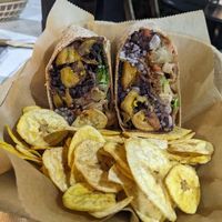 Cuban burrito at Vegan Cuban Cuisine in Miami