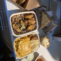 So much good food!  at Vegan Cuban Cuisine in Miami