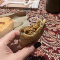 Beef empanadas at Vegan Cuban Cuisine in Miami