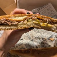 Cuban sandwich 😋 at Vegan Cuban Cuisine in Miami