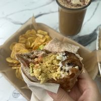 Breakfast burrito   at Vegan Cuban Cuisine in Miami