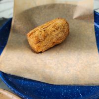 Chickpea Croqueta at Vegan Cuban Cuisine in Miami