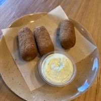Croquetas de jamón   at Vegan Cuban Cuisine in Miami