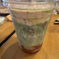 Guava matcha!   at Vegan Cuban Cuisine in Miami