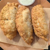 3 empanadas plate at Vegan Cuban Cuisine in Miami