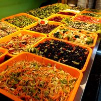 Deliciosas saladas. at Vegano da Tijuca in Rio De Janeiro