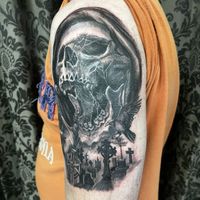   at SanMan Tattoo Parlor in Madrid