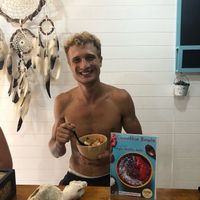 Eat clean feel clean! Chocolate nice-cream smoothie bowl!   at Ohana in Koh Phi Phi