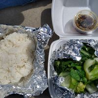 Steamed greens at The Globe in Madison