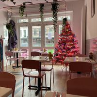 Pretty christmas tree at Deer Mama in Amsterdam