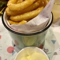 Curly fries  at Deer Mama in Amsterdam