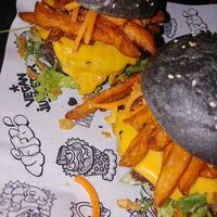 Fabulous twinburger at Vegan Junk Food Bar - Downtown in Amsterdam