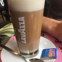 Vegan latte  at Vegan Junk Food Bar - Downtown in Amsterdam