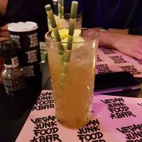 cactus flower cocktail at Vegan Junk Food Bar - Downtown in Amsterdam