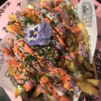 So colourful ! at Vegan Junk Food Bar - Downtown in Amsterdam