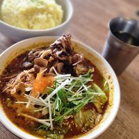 vegan coconut curry with 300g rice 🤤 at Beyond Age Soup Curry in Sapporo