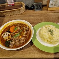 The rice was not really an Indian rice... But did have turmeric at Beyond Age Soup Curry in Sapporo