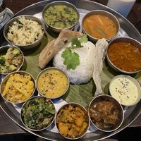 Vegetarian Thali  at 106 South Indian in Fukuoka