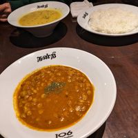 Chana masala at 106 South Indian in Fukuoka