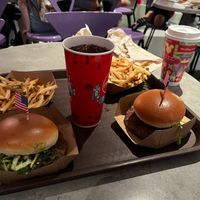 Two "Burger to the Moon" meals at Walt Disney World - Cosmic Ray's Starlight Cafe in Lake Buena Vista