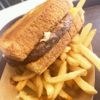 Patty melt with fries   at Walt Disney World - Cosmic Ray's Starlight Cafe in Lake Buena Vista