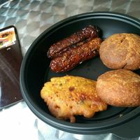 When we still thought we were going to have a quick bite. at VSource in Herne Hill