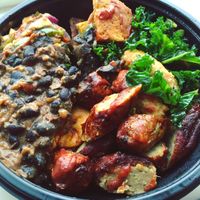 Large breakfast platter, £10 at VSource in Herne Hill