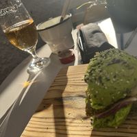 Amazing vegan burger!  at Jay's Brunch Caffe in Parede