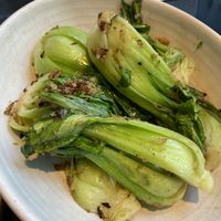 Bok Choy with ginger and garlic  at Wild Ginger McKenzie in Seattle