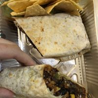 Black bean chipotle wrap at Quantum Leap - Upper East Side in New York City