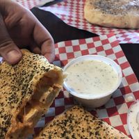 Vegan buffer ranch calzone at D.P. Dough in Tempe