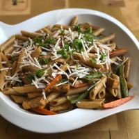 Rasta Pasta at Real Veggie Cafe in Island Park