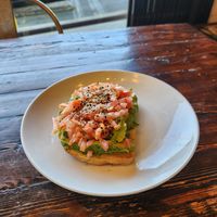 Avacardo toast at Julie Goes Green in Los Angeles