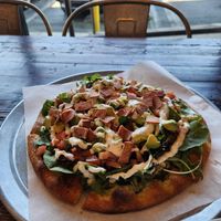 California Sunshine pizza at Julie Goes Green in Los Angeles