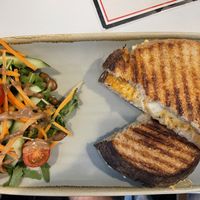 Vegan cheese toastie “Reuben”  at The Treehouse Board Game Cafe in Sheffield