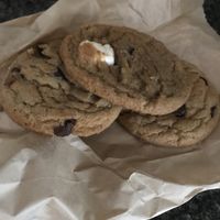 s’mores and chocolate chip cookies at Bloom Cookie Co in Edmonton