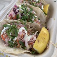 Fish tacos  at Earth Aloha Eats - Waikiki in Honolulu
