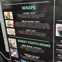 Menu  at Earth Aloha Eats - Waikiki in Honolulu